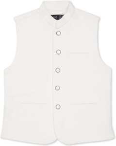 CAVIO Sleeveless Solid Boys Jacket