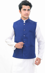 buaGi collection Sleeveless Solid Men Jacket