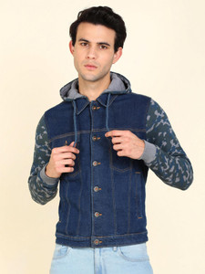 PETER ENGLAND Full Sleeve Printed Men Denim Jacket