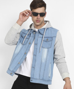 CAMPUS SUTRA Full Sleeve Washed Men Jacket