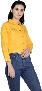 GENEALO 3/4th Sleeve Solid Women Jacket