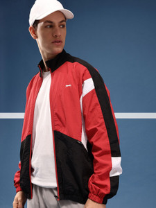SLAZENGER Full Sleeve Colorblock Men Jacket - Image 5