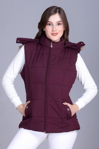 BARSTOW Sleeveless Solid Women Jacket