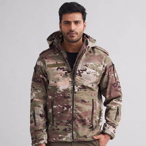 MOUNTMILLER Full Sleeve Camouflage Men Jacket