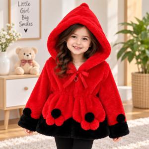 WAtraders Full Sleeve Self Design Girls Jacket