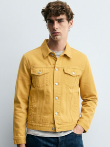 केच पुरुषों के लिए सॉलिड फुल स्लीव जैकेट