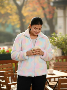 HouseOfCommon Full Sleeve Self Design Women Jacket
