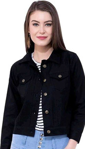 Fashion Senoraa Full Sleeve Solid Women Denim Jacket
