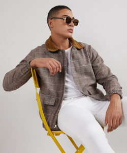 CAMPUS SUTRA Full Sleeve Checkered Men Jacket