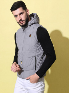 HEMLOCK Half Sleeve Solid Men Jacket