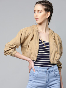 SASSAFRAS Full Sleeve Solid Women Jacket
