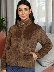 HouseOfCommon Full Sleeve Solid Women Jacket