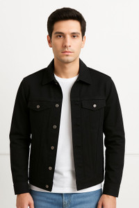 khilonalelo Full Sleeve Solid Men Denim Jacket