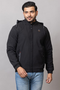 Yaqr Full Sleeve Solid Men Jacket