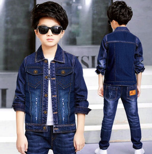 Maktelpro Full Sleeve Washed Boys Denim Jacket - Buy Maktelpro