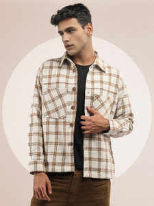 Roadster Full Sleeve Checkered Men Jacket