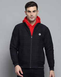 MONTE CARLO Full Sleeve Checkered Men Jacket