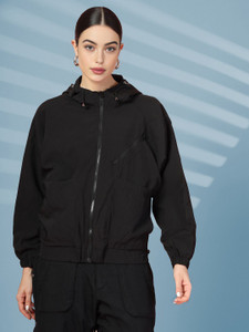 CHKOKKO Full Sleeve Solid Women Jacket