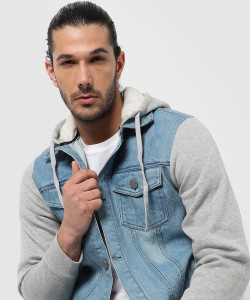 CAMPUS SUTRA Full Sleeve Washed Men Jacket