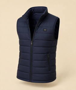 DECANTER Sleeveless Solid Men Jacket