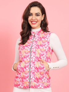 TANDUL Sleeveless Printed Women Jacket