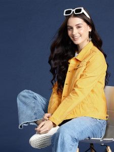 Mast & Harbour Full Sleeve Solid Women Jacket