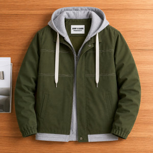 Jammy & Kammo Men Solid Puffer Jacket - Image 1