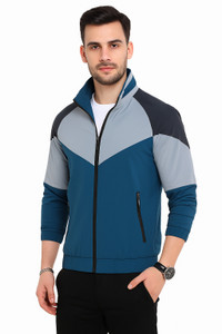 StudShirts Full Sleeve Colorblock Men Jacket