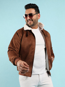 Instafab Plus Full Sleeve Self Design Men Jacket