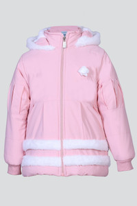 COME IN KIDS Full Sleeve Self Design Girls Jacket