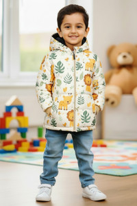 Trampoline Full Sleeve Printed Baby Boys & Baby Girls Jacket