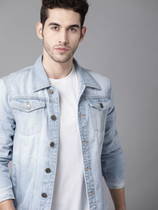 Roadster Full Sleeve Washed Men Denim Denim Jacket