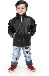 J M Fashionn Full Sleeve Solid Boys Jacket