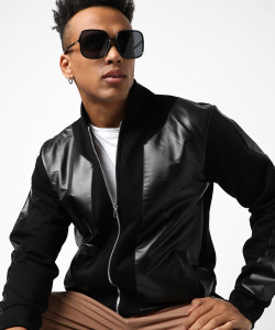 कैंपस सूत्र पुरुषों के लिए कलर ब्लॉक फुल स्लीव जैकेट