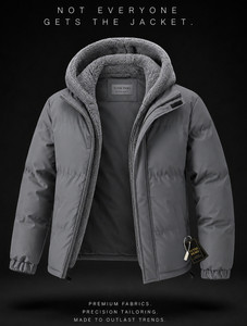 FUTSE PENO Men Solid Puffer Jacket - Image 1