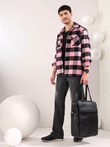 KOTTY Full Sleeve Checkered Men Jacket