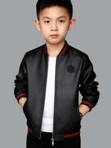 Shozuj Full Sleeve Solid Boys & Girls Jacket