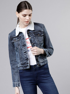 Tokyo Talkies Full Sleeve Washed Women Jacket