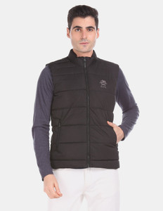 U.S. POLO ASSN. Sleeveless Solid Men Jacket