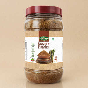 FarrmB Natural Jaggery Powder / Gur | Gluten-Free & Vegan Sweetener Powder Jaggery