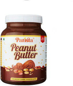 Parista Chocolate Peanut Butter Crunchy|High Protein|High Fiber|No Cholestrol