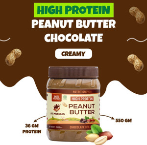 Fit muscles High Protein Creamy Peanut Butter – Natural, Protein-Rich & No Preservatives
