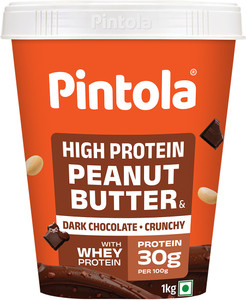 Pintola High Protein Peanut Butter Dark Chocolate (Crunchy) 1 kg - Image 6