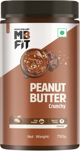 मसलब्लेज़ Chocolate Peanut Butter, Crunchy, High Protein, No Trans Fat, Energy Booster 750 g