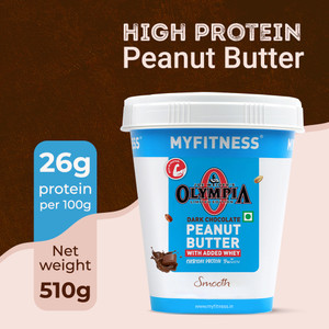 माइफिटनेस High Protein Dark Chocolate Peanut Butter (Smooth) 510 g
