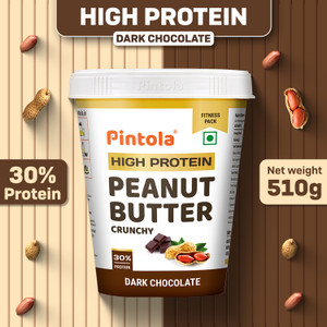 पिंटोला HIGH Protein Peanut Butter (Dark Chocolate) (Crunchy) 510 g