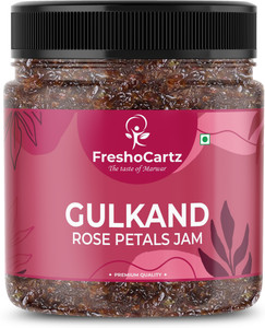 FreshoCartz Natural & Organic Himalayan Gulkand - Rose Petals Jam | Rose Jam | Sweet Gulkand