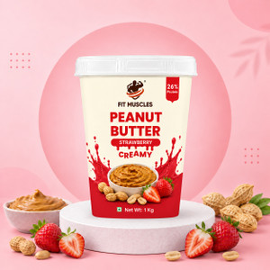 Fit Strawberry Peanut Butter 1kg - Image 6