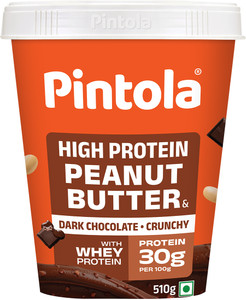 Pintola High Protein Peanut Butter Dark Chocolate Crunchy - Image 1