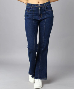 hovac Boot-Leg Women Dark Blue Jeans